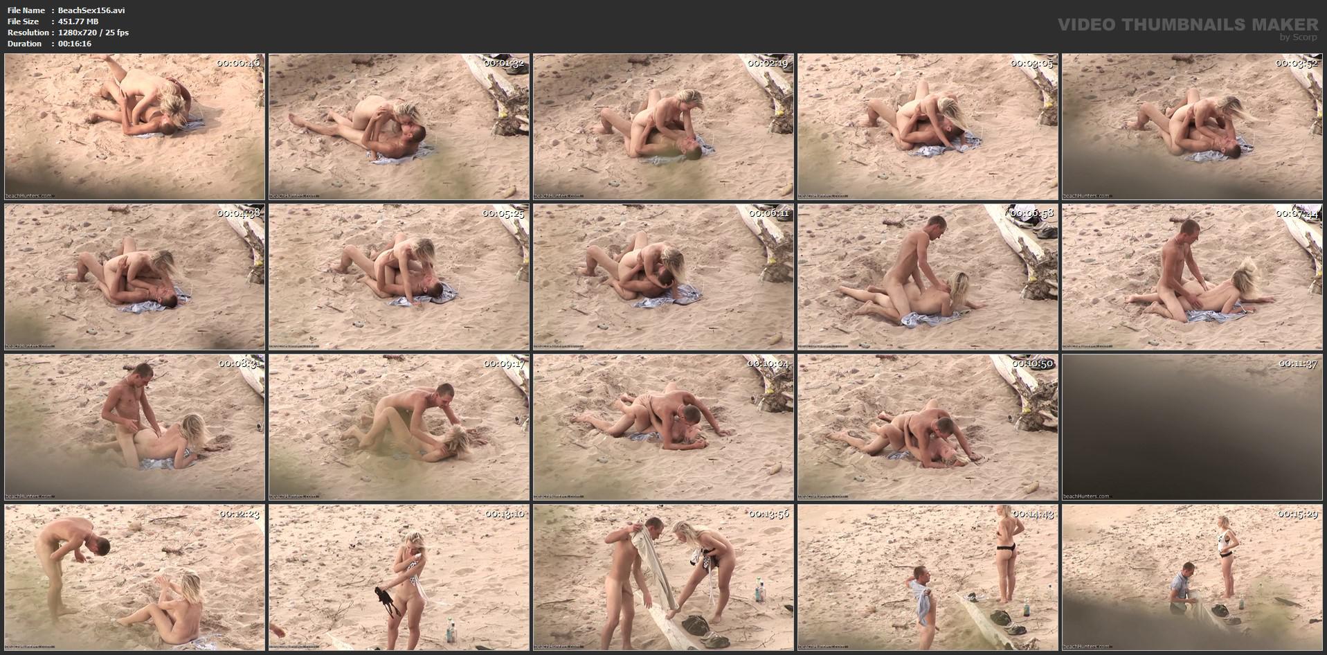 Sexo na praia pública