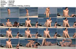 Nude beach amateurs
