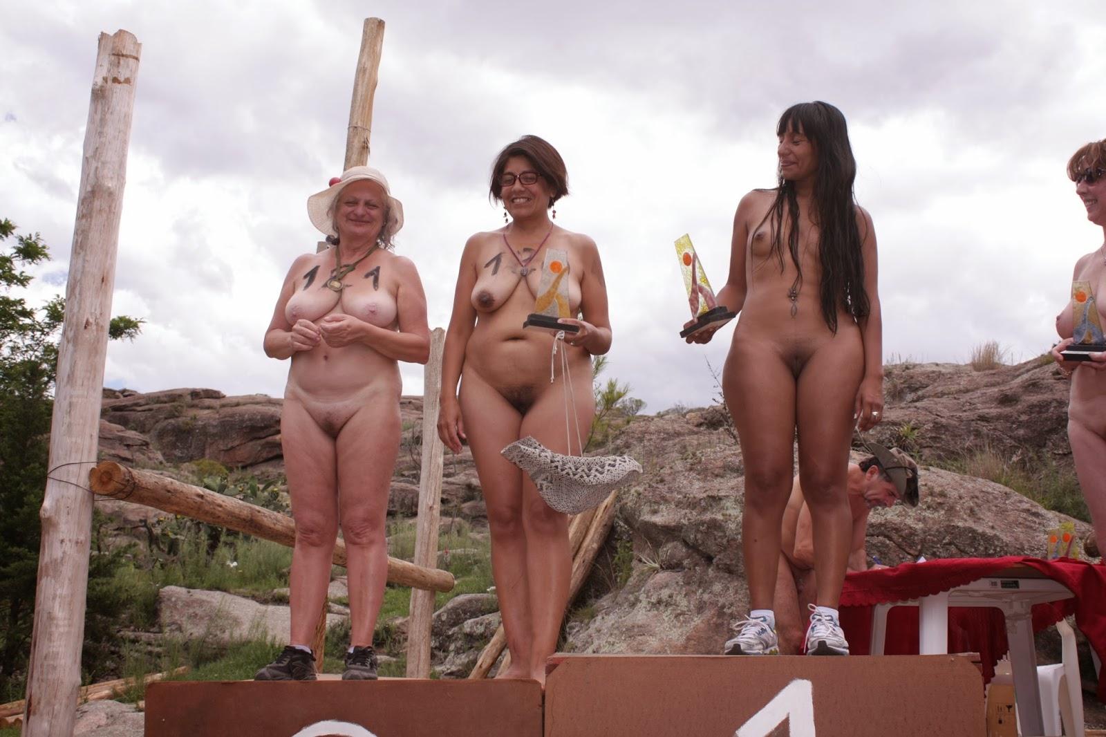Nudists family nude beach