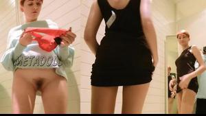 SpyCam 2294-2302 (Shopping Mall changing room. Hidden cam – Girl trying on swimsuits and dresses)