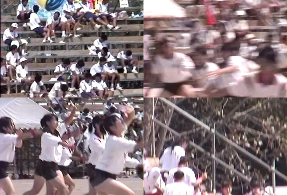 spo538 Autumn of sports ☆ Girls ○ Enthusiastic battle for first graders of bloomers at school festival! etc4 works