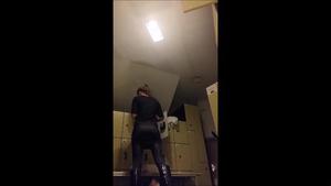 Locker room hidden cam