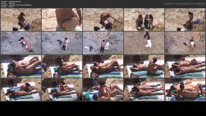 Sexo voyeur en lugares públicos en la playa