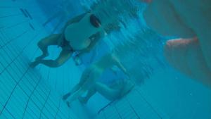 Underwater voyeur in sauna pool 3