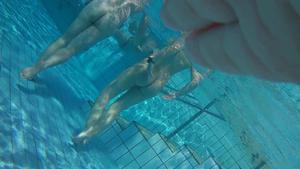 Underwater voyeur in sauna pool 3