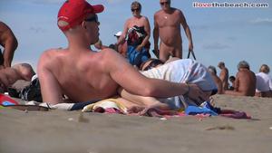 European beach nudism, topless babes!