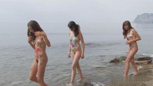 Chicas desnudas verano