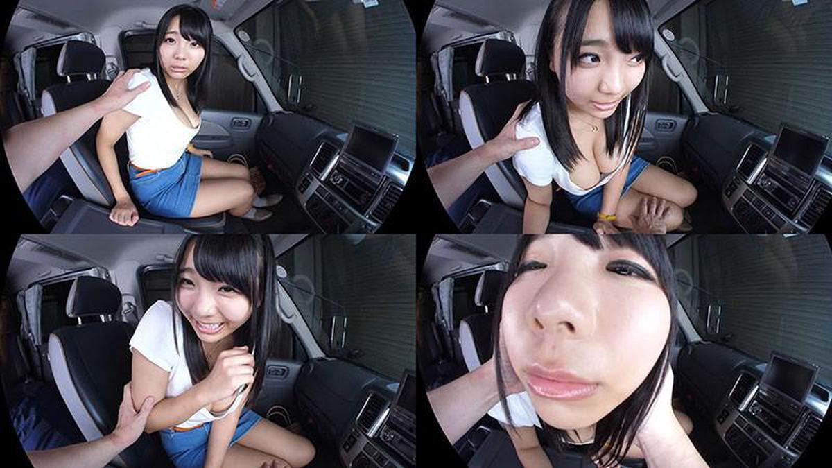 (VR) CRVR-169 Ruka Inaba Car Sex VR "... Non, allons-y" Sexe audacieux dans la voiture avec un mignon junior aux gros seins et rasé !