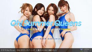 1pon 081310_906 Nagisa Kazami, Michiru Sakurai, Chisato Shirataka, Amu Umino Oh! Summer Queens ~ Summer Erotic Queens ~