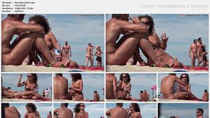 Pasangan remaja seksi tertangkap bercinta di pantai