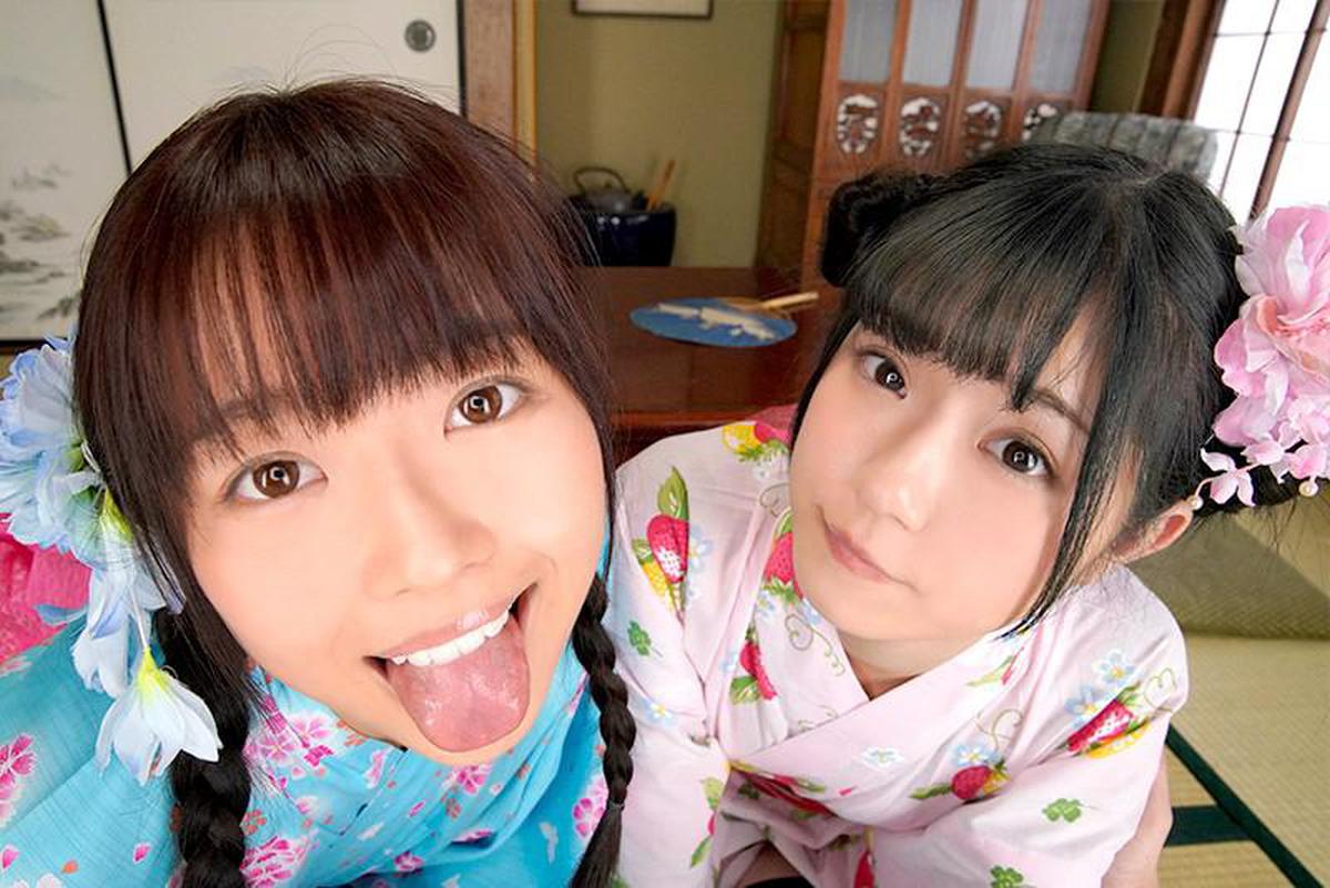 (VR) TMAVR-088 Gebräunte Nichten-Schwestern VR Chiharu Miyazawa Arisu Ruru