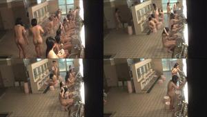 [JK style] The body tightened by club activities is the best ♥ Training camp destination hotel ♥ Group women's bath 3 ・ 4 omnibus