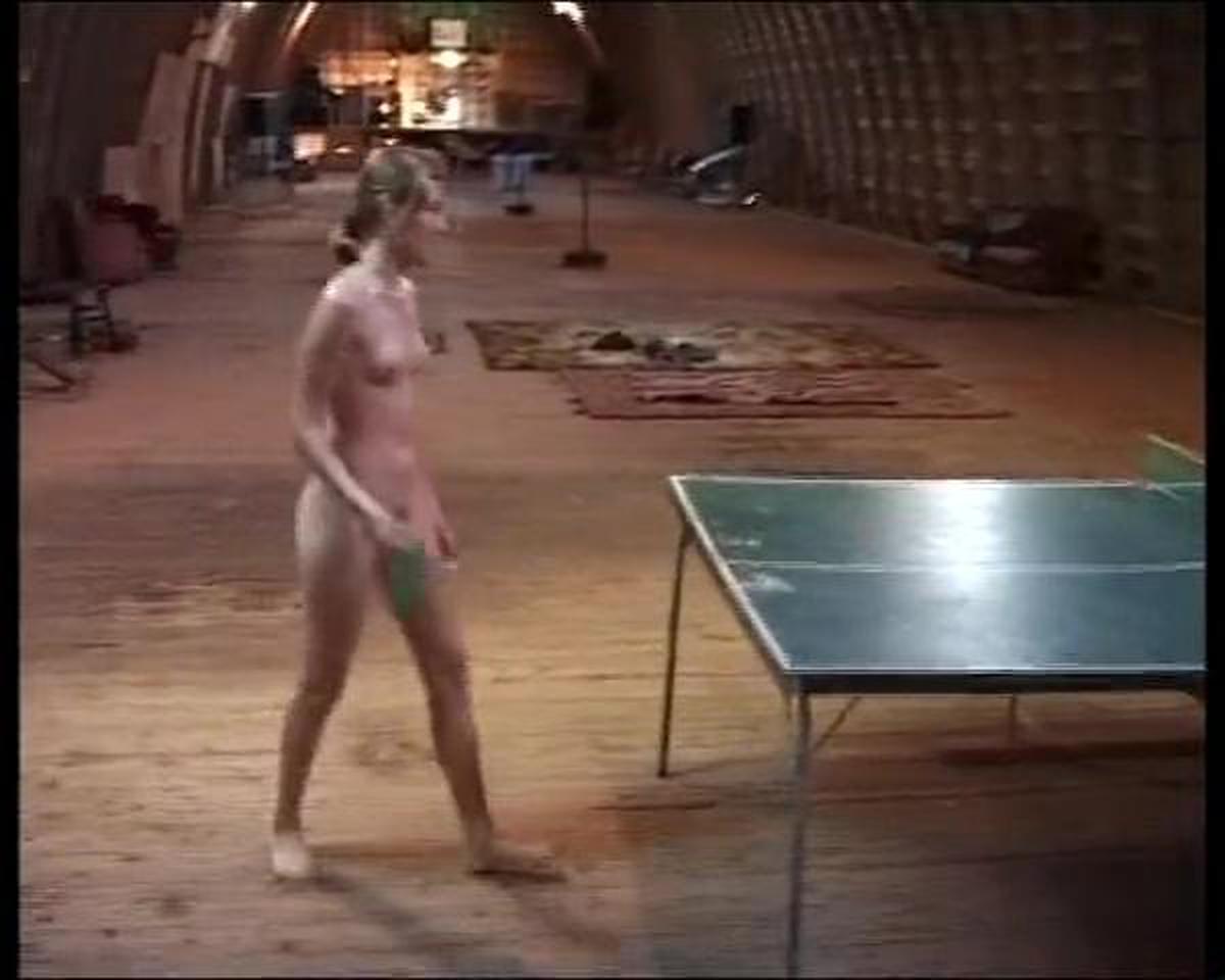 Oiled Table Tennis Nude