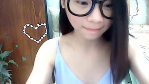 ♡ Such a beautiful girl !! [㊺] Live chat a (Rori face glasses Moe beautiful breasts slender Body)