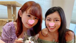 FC2 PPV 1544469 [Goddess GET] Nampa 告诉我在猫咖啡馆的两个女孩。这是一个薄点！如果你推猫，你将处于热和狂欢奇闻趣事 [种子牢牢]