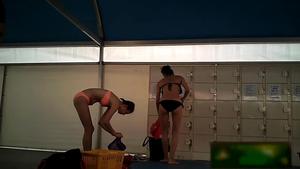 Korean swimming pool voyeur