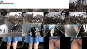 Gcolle_Upskirt_121 Uniform Esca Upside down ③, Upside down moment vol, 37 (Turning, face, raw P shooting 3 shots)