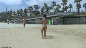 3 Girls Beach Nude