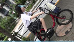 1st year Class C Yura-chan! Yura Yura on a bicycle date!