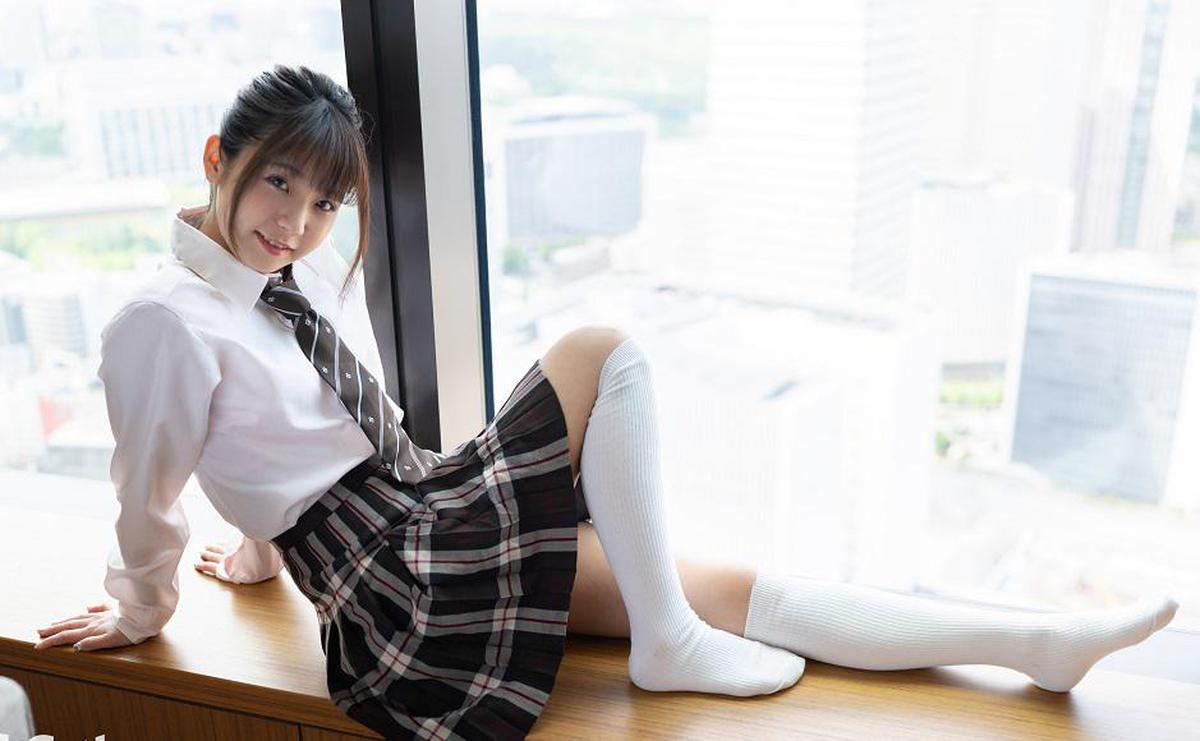 S-Cute 874_ichika_02 Красивая девушка в униформе с голым галстуком SEX / Ichika