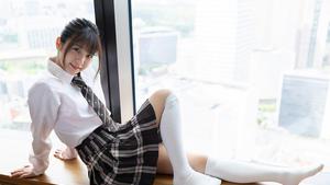 S-Cute 874_ichika_02 Uniforme linda garota com gravata nua SEXO / Ichika