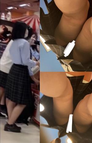 # 115 Toma al revés de la hermosa chica uniforme JK-chan que es tomada "en bruto" mientras es un maestro de la grasa ◯