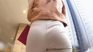 [Explore beautiful buttocks] Slender sister's drooping buttocks ☆ First experience with both elasticity and softness!