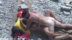 Angelic hot lovers sex on the beach