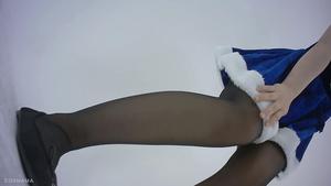 santa_2021 [Sujetador flotante] Minifalda El cofre del cosplayer de Santa y el voyeur del baño de Campaign Girl Santa