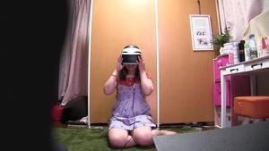 【가치 JK의 VR 체험】AV의 VR을 보여 놀라운 틈에, 푹신한 풍만한 가슴을 비비고 느끼게 하는 대작전♡ Vol.8 n_90