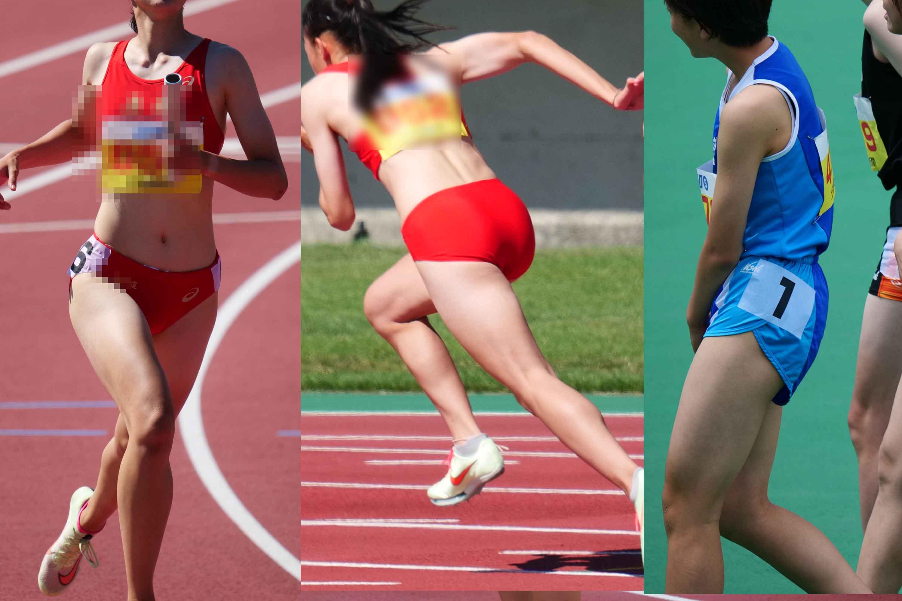 2022 г. Легкая атлетика, женщины, 100 м, эстафета 400 м, хорошее лицо, хороший стиль