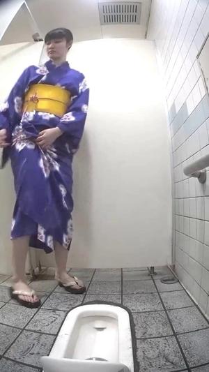 haibianwcdaoshe12 如果你从正面拍下海厕所的照片 12 冲绳的〇〇节日浴衣版（漂亮的年轻）