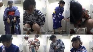 haibianwcdaoshe12 如果你从正面拍下海厕所的照片 12 冲绳的〇〇节日浴衣版（漂亮的年轻）