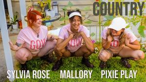 Girls Out West - Mallory, Pixie Play & Sylvia Rose