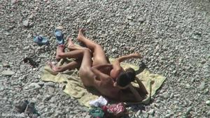 Relaxed couple started to fuck