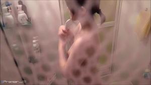 ksto001_00 [Shinobi Voyeur Forbidden Private Bathroom] Scène de douche d'une femme enceinte