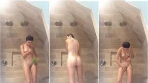 I got busted filming her showering