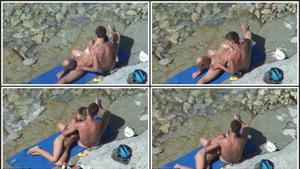 Lots of fingering on the beach