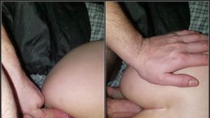 Anal sex and cum all over spread ass