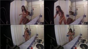 Young beauty spied naked in bathroom