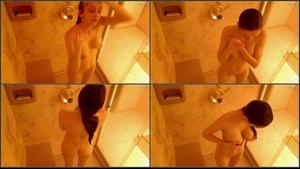 Spying a petite teen girl nude in shower