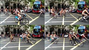 World Naked Bike Ride - لندن - 2012
