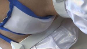 Vídeo FHD de qualidade ultra-alta! Uma cosplayer T-back no limite que faz close-up de sua bunda crua em Kameko