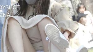 4K→FHD ``Plain clothes girl's cotton P picnic picnic''