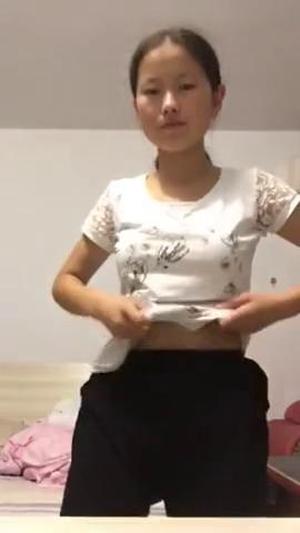 Hot girl undressing on a webcam