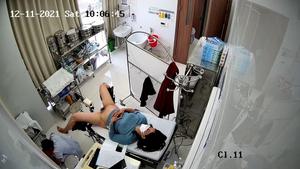 Real hidden camera in gynecological cabinet 25