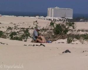 Beach full of horny nudists