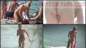 Nude sights from a nudist beach