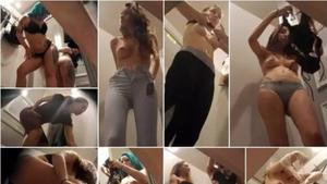 Unbelievable teen ass spied in dressing room
