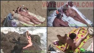 La alta vida en la playa nudista de Rafian 11